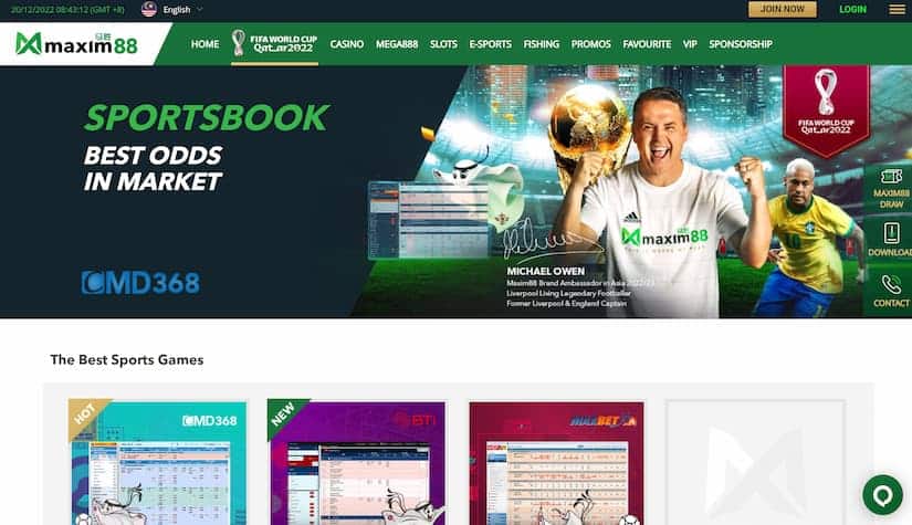 Maxim88 best Malaysia gamblings site