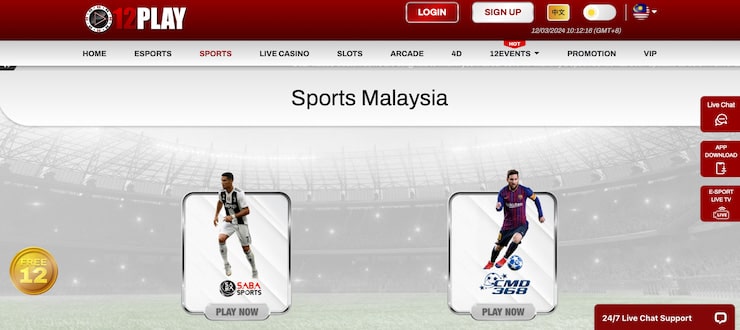 12Play sports in Malaysia