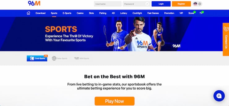 96M Online Betting Site